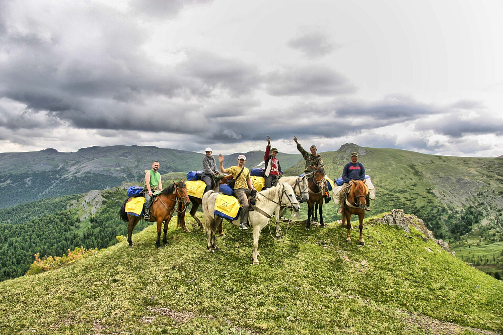 Russian Altay, Siberia. Horseback riding trip Uymen’ Lake – the heart of Altaу Mountains