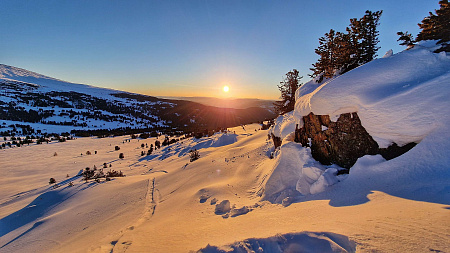 «На снегоходах к Каракольским озерам» - Алтай