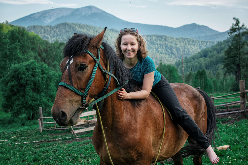 Russian Altay, Siberia. Horseback riding trip Uymen’ Lake – the heart of Altaу Mountains
