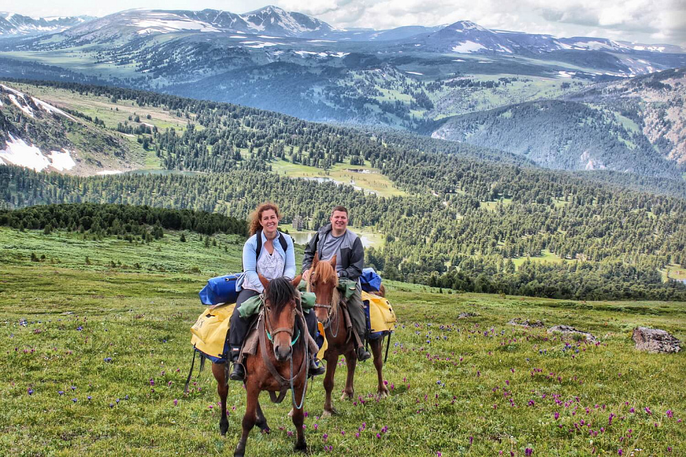 Тour équestre -  Russie Altaï «Lacs de Karakol — trajet en boucle»