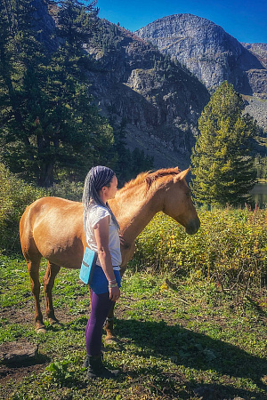 Russian Altay, Siberia. Horseback riding trip Uymen’ Lake – the heart of Altaу Mountains