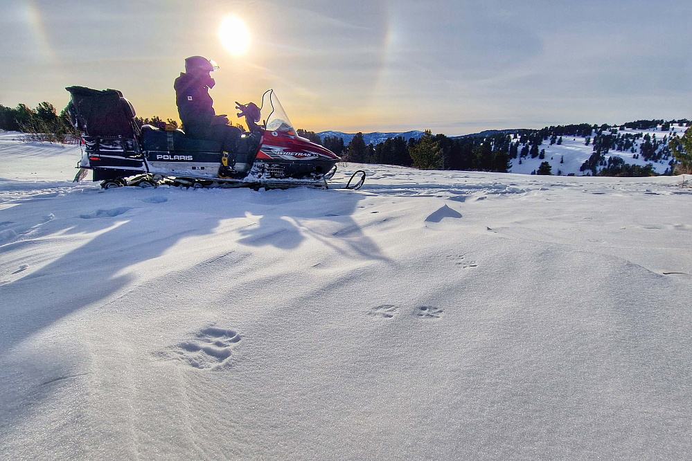 «На снегоходах к озеру Манас» - Алтай