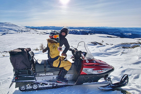«На снегоходах к озеру Манас» - Алтай