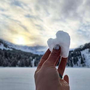 «На снегоходах к Каракольским озерам» - Алтай