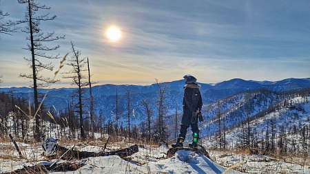 «На вершину Киндерля» снегоходная прогулка
