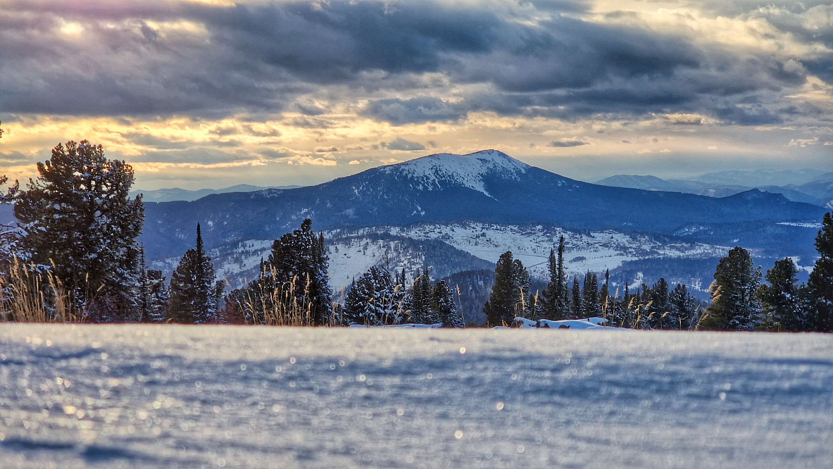 «На снегоходах к Каракольским озерам» - Алтай