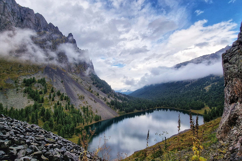 Russian Altay, Siberia. Horseback riding trip Uymen’ Lake – the heart of Altaу Mountains