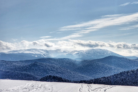 Снегоходная прогулка «Алтай: два перевала»