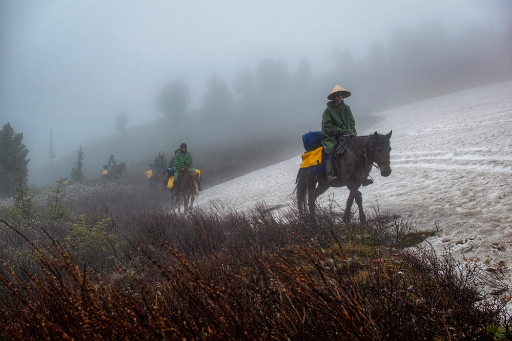 Russian Altay, Siberia. Horseback riding trip Karakol’skie Lakes (loop ride)