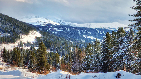 «На снегоходах к Каракольским озерам» - Алтай
