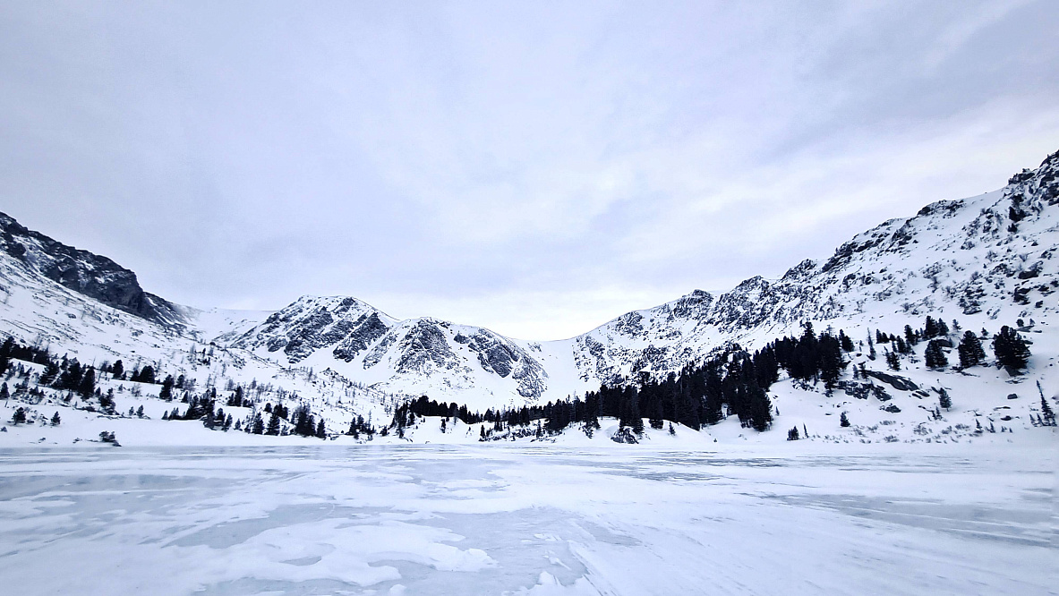 «На снегоходах к Каракольским озерам» - Алтай