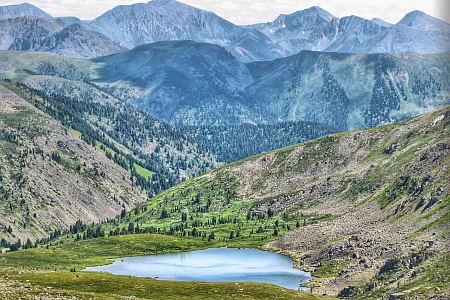 Russian Altay, Siberia. Horseback riding trip Karakol’skie Lakes (loop ride)