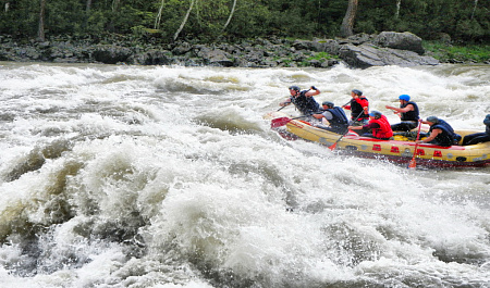Сплав по Катуни-Средней. Спорт режим - для опытных