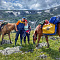Russian Altay, Siberia. Horseback riding trip Karakol’skie Lakes (loop ride)