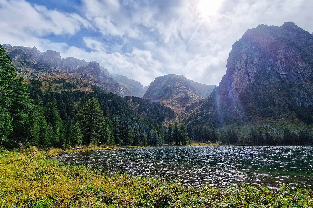 Russian Altay, Siberia. Horseback riding trip Uymen’ Lake – the heart of Altaу Mountains
