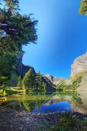 Russian Altay, Siberia. Horseback riding trip Uymen’ Lake – the heart of Altaу Mountains