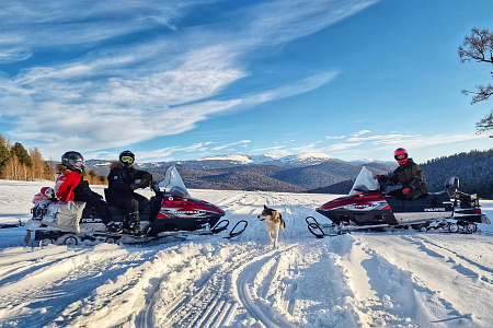 Снегоходная прогулка «Алтай: два перевала»