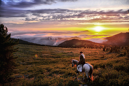 Тour équestre -  Russie Altaï «Lacs de Karakol — trajet en boucle»