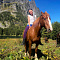 Russian Altay, Siberia. Horseback riding trip Uymen’ Lake – the heart of Altaу Mountains