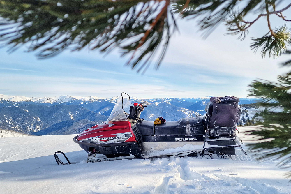 «На снегоходах к озеру Манас» - Алтай