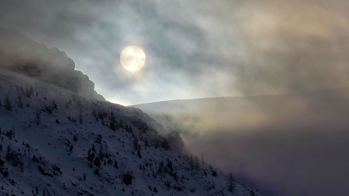 «На снегоходах к Каракольским озерам» - Алтай