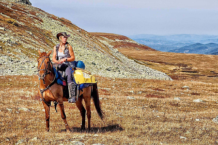 Russian Altay, Siberia. Horseback riding trip Karakol’skie Lakes (loop ride)