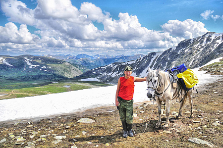 Russian Altay, Siberia. Horseback riding trip Karakol’skie Lakes (loop ride)