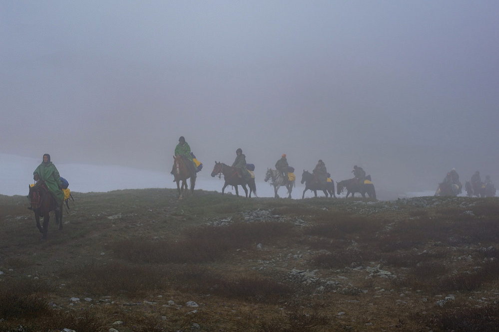 Russian Altay, Siberia. Horseback riding trip Karakol’skie Lakes (loop ride)