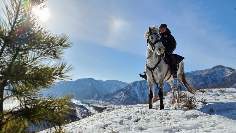 Конный тур «Зимой на Алтай или на 4 дня в горы»